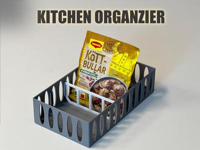 Kitchen Organizer - Spice & Packet + Dividers