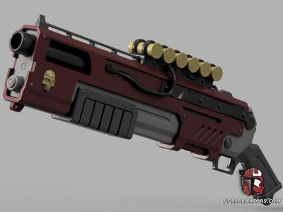  The Adeptus Arbites Class Exterminator Shotgun 1:1 Cosplay Replica DARKTIDE