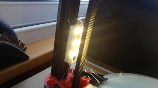 2020 extrusions LED strip holder Kossel Mini Delta FLSUN