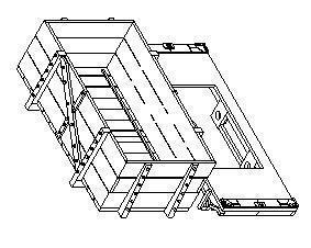 WDLR B type open wagon (60cm gauge) 1/32 scale