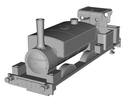 Shropshire &Montgomery Railway No 2 Severn (late) 1/76 scale