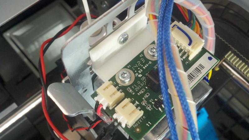 Da vinci extruder board bracket