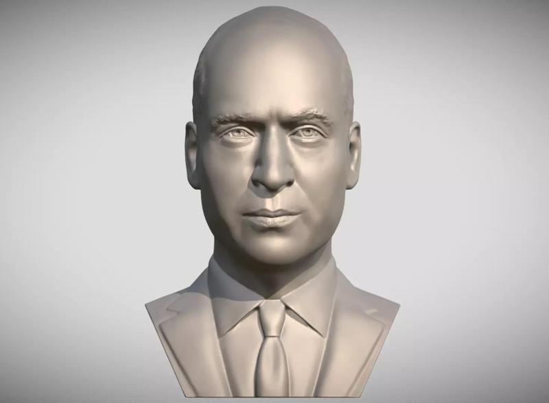 Prince William bust