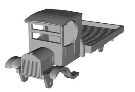 WSR /S&MR Rail lorry 1/76 scale
