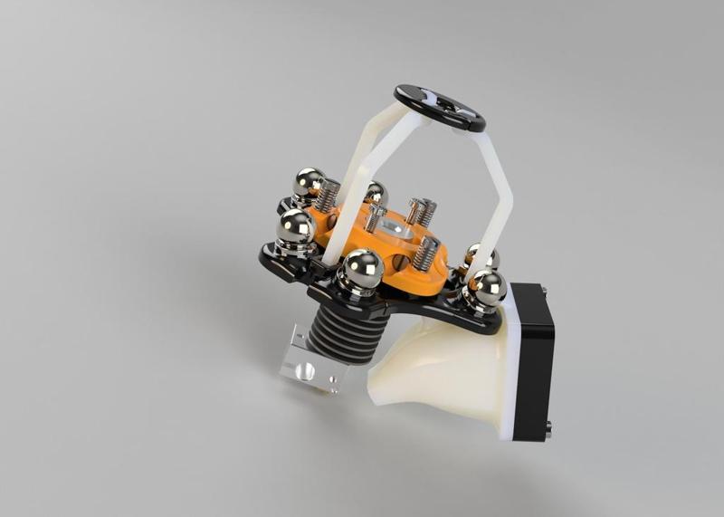 Effecteur Magnetic avec sonde plateau intégrée / Magnetic Effector with embeded bed probe