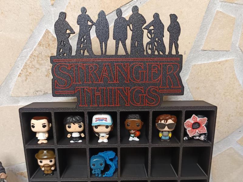 Stranger Things Kinder Joy Figure Display Stand