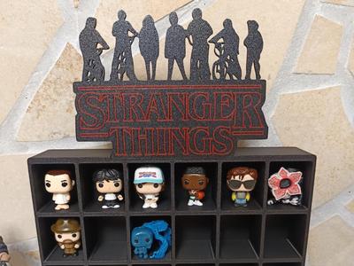 Stranger Things Kinder Joy Figure Display Stand