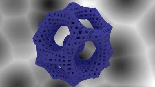 Icosahedron Math Art