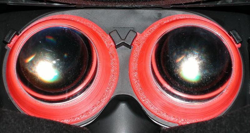 Oculus Rift DK2 - Eye / lens cup - IPD 68mm, -5-dioptre