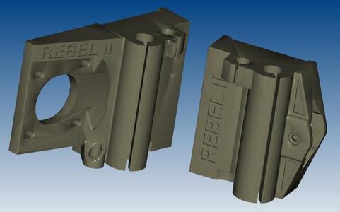 Rebel II v32 Z-Carriage Mod (Plain Bearings KU 0816)
