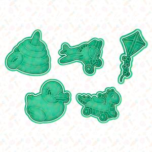 Toys cookie cutter set of 5