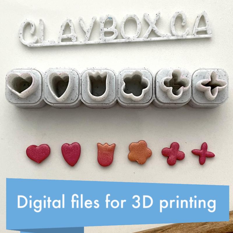 Hearts and flowers micro cutter set - three sizes