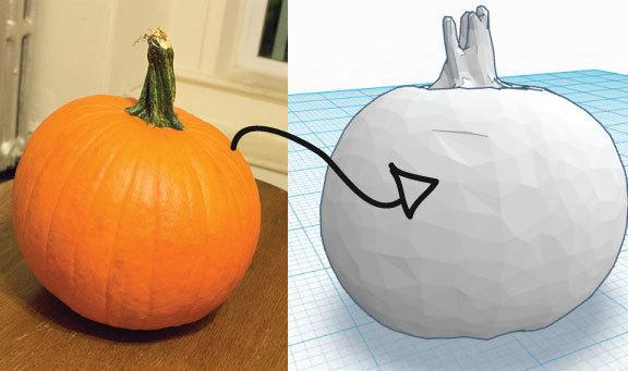 3D Scanned Pumpkin