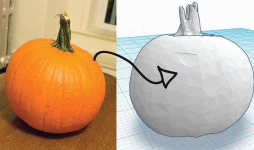 3D Scanned Pumpkin