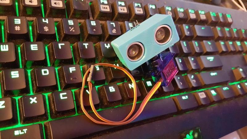 sainsmart HC-SR04 servo mount