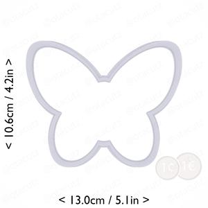Butterfly Cookie Cutter 4.75in / 12.1cm