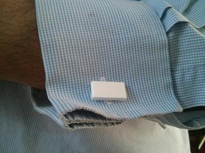 Emergency Rectangular Cufflinks