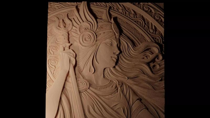 Frigg CNC 3d Print High Relief Sand Casting