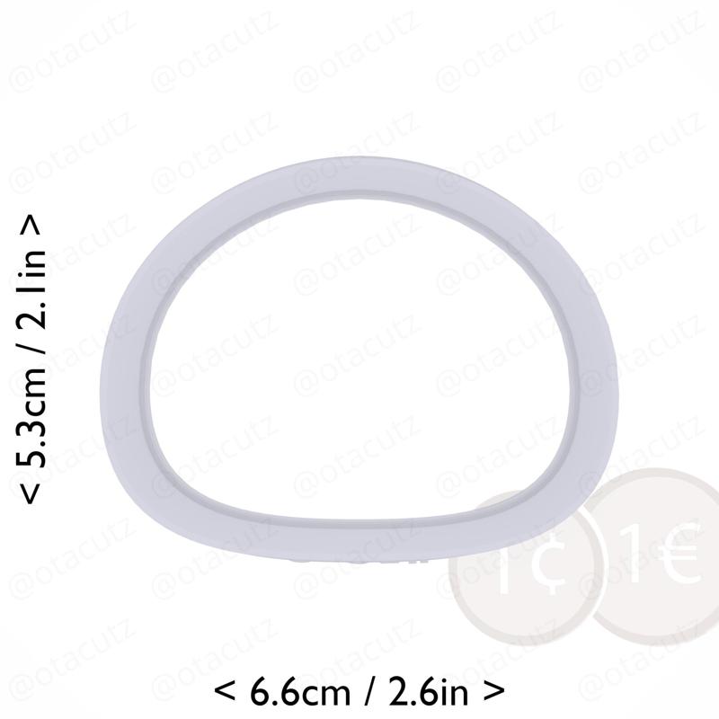 Mochi Cookie Cutter 2.25in / 5.7cm