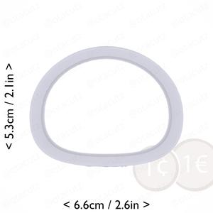 Mochi Cookie Cutter 2.25in / 5.7cm