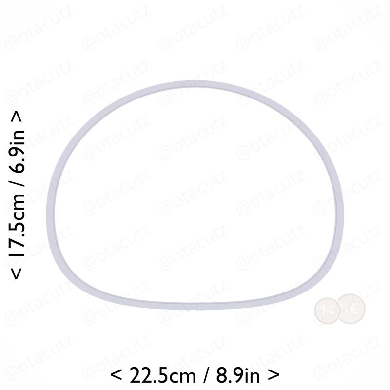 Mochi Cookie Cutter 8.5in / 21.6cm