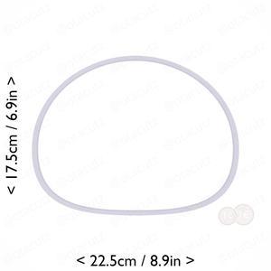 Mochi Cookie Cutter 8.5in / 21.6cm