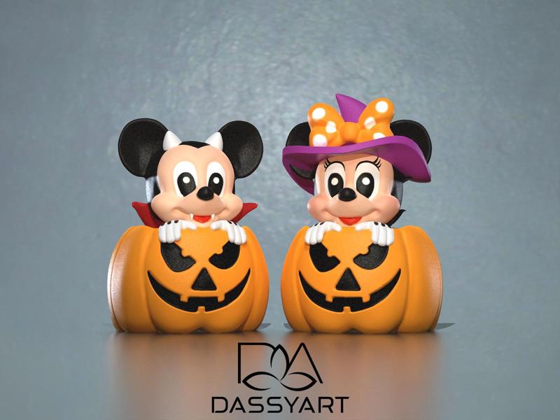 MICKEY AND MINNIE HALLOWEEN -- HALLOWEEN DECORATION