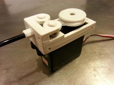 Standard Servo Winch, cable, string puller