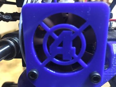 Fantastic Four Wanhao i3 Fan Spacer/Grill v2