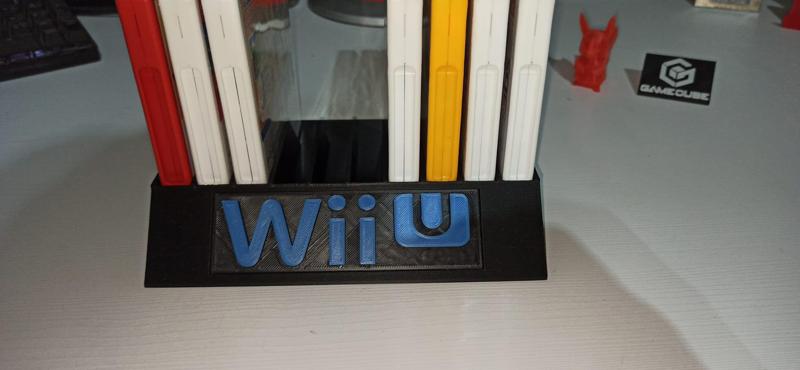 NINTENDO WII U GAME HOLDER (EASY PRINT)