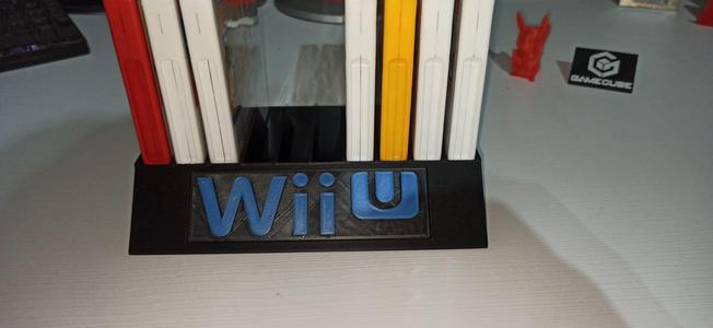 NINTENDO WII U GAME HOLDER (EASY PRINT)