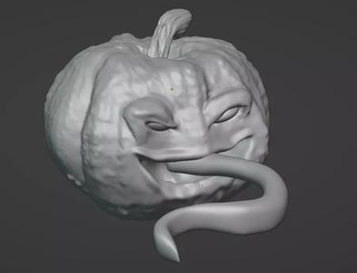 3d Halloween pumpkin STL