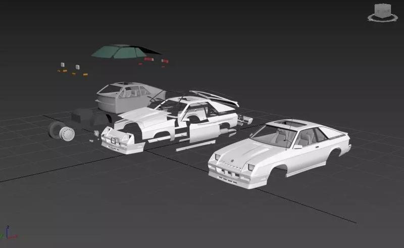 DODGE CHARGER L BODY 1987 SEPARATED-READY TO PRINT