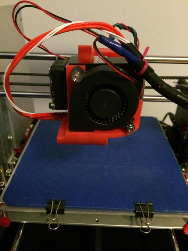 Modified Parts Fan Shroud - Max Micron and other Prusa i3