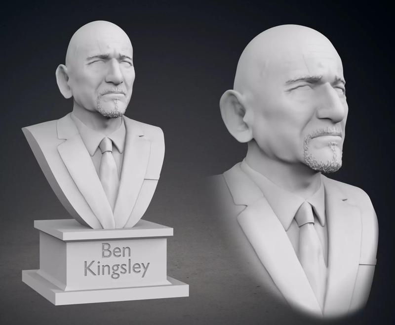 Sir Ben Kingsley Bust