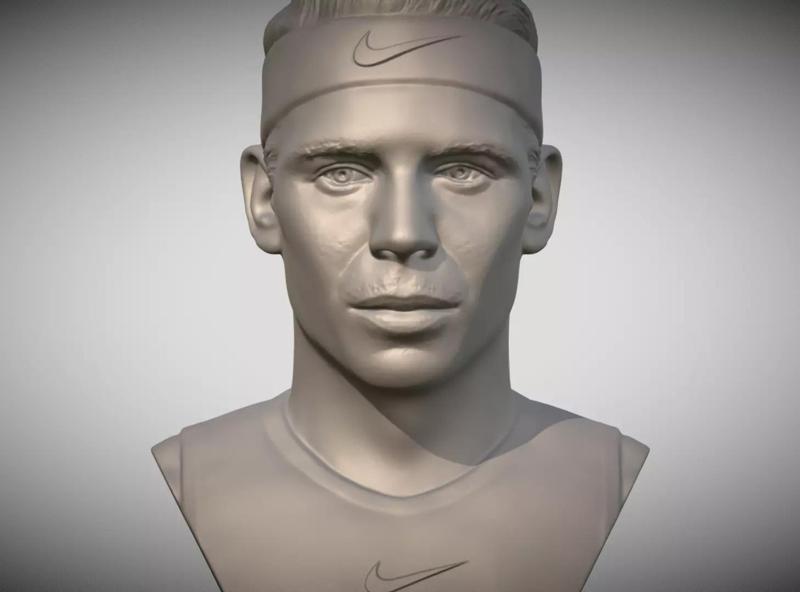 Rafael Nadal bust