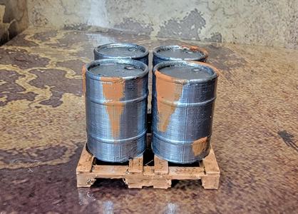 Barrel for O scale trains