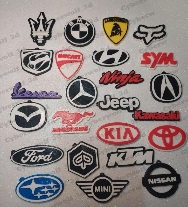 keychains / keychain , Makes and models of cars and motorcycles