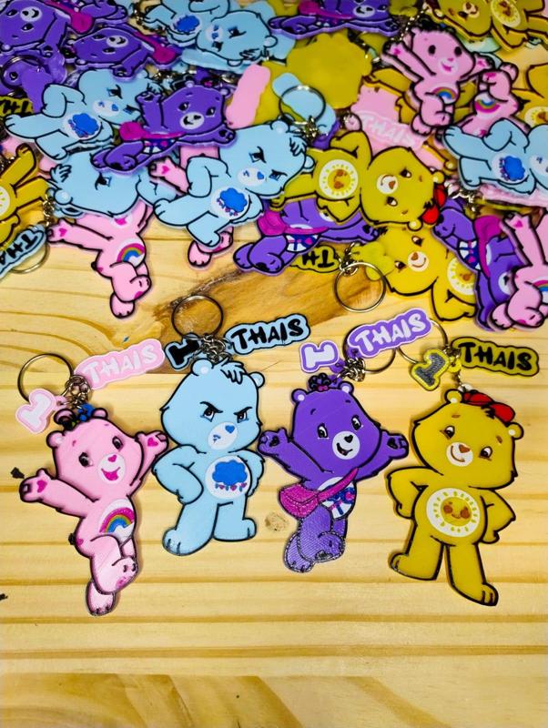 KEYCHAIN PACK OF TEDDY BEAR CUDDLY BEARS