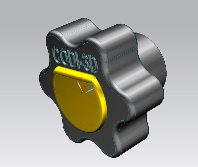 Manopola per dado/bullone M6 con Coperchio - Knob to nut / M6 bolt with Lid