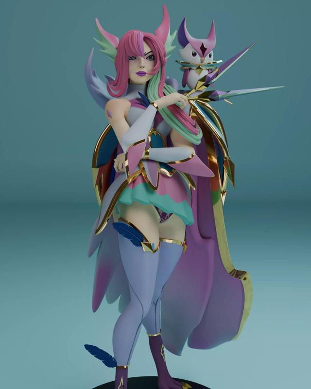 Redeemed Star Guardian Xayah Ready For Printing