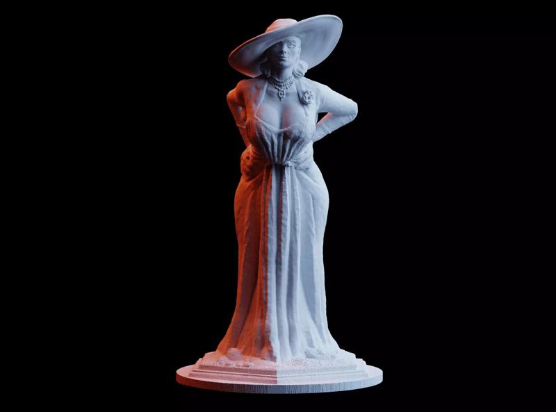 Resident Evil Village Alcina Dimitrescu Statue