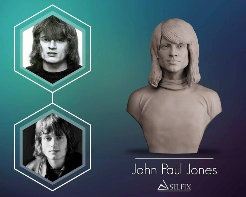 John Paul Jones Bust Sculpture