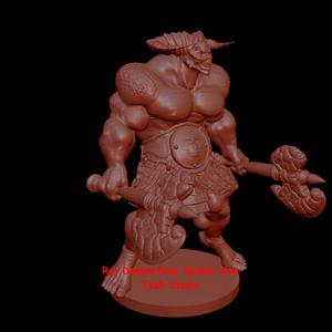 Roj Demon Pose Double Axe