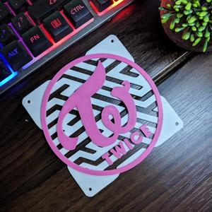 KPOP TWICE 120MM FAN GRILL WITH MEMBERS