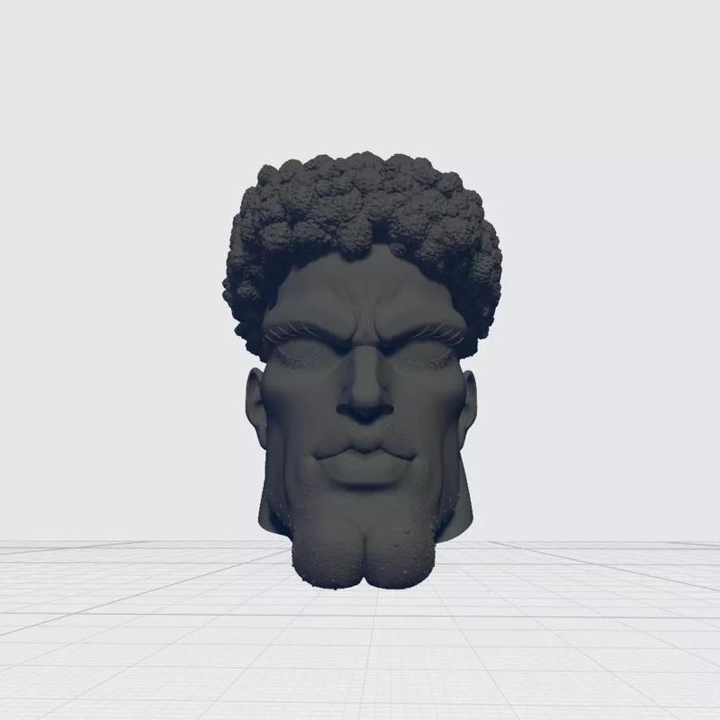 Handsome Prisoner Head Sculpt one puch man