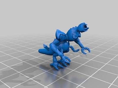 Spore to Blender to STL and a Monster!