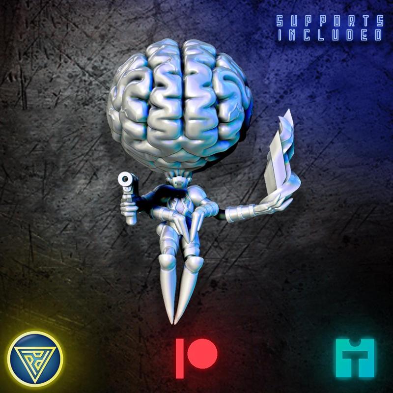 Technomancer Floating Brain