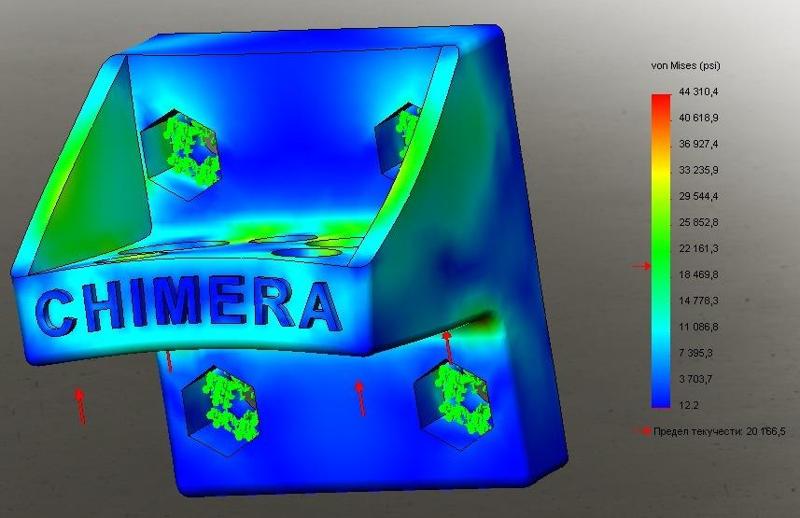 E3D Chimera Cyclope To Prusa i3 Rework Mount