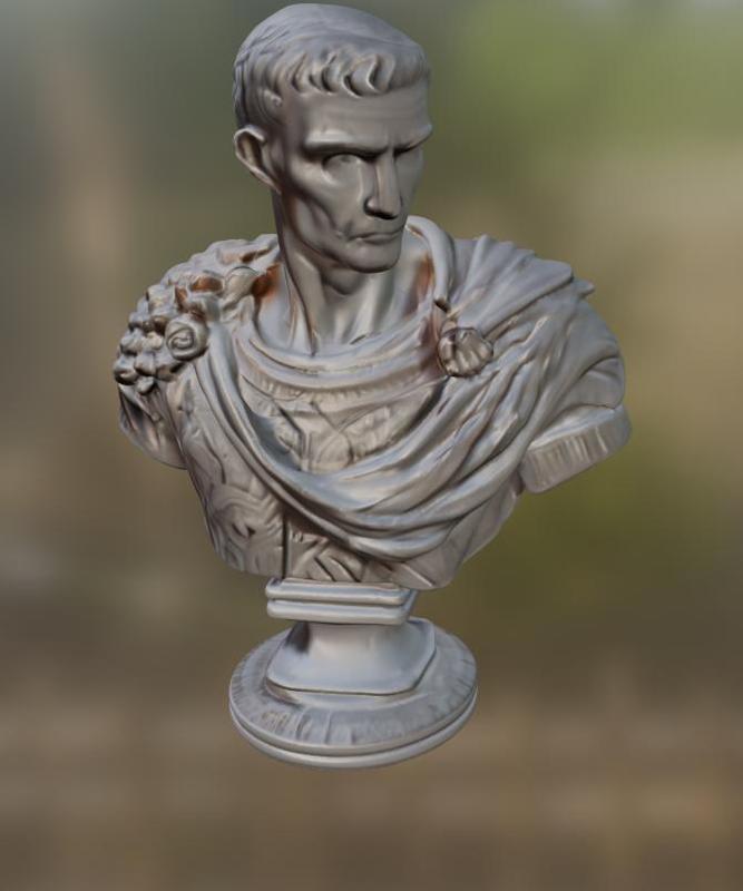 Bust sculpture of Julius Caesar